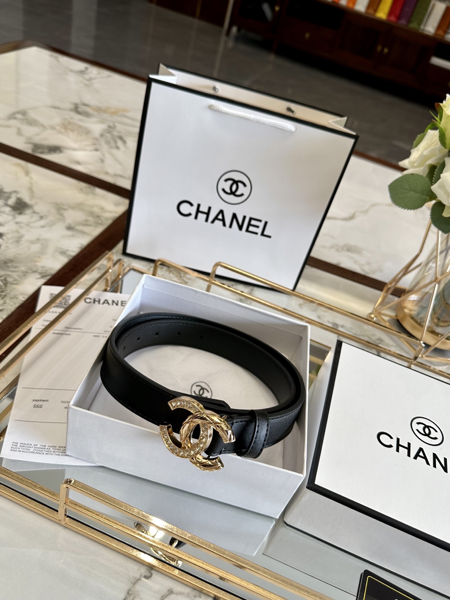 CHANEL belt model 01